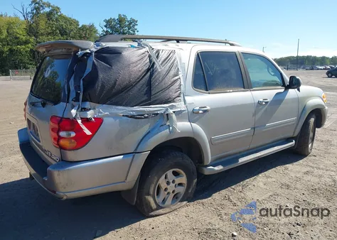 2001 Toyota Sequoia Limited V8 из США, поврежденный, VIN 5TDBT48A71S034309